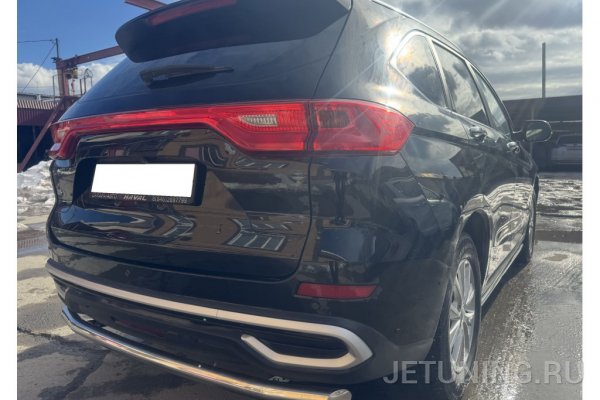 Защита заднего бампера на HAVAL M6